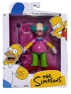 The Simpsons Krusty The Clown 5" Action Figure Jakks Pacific Kids Toy